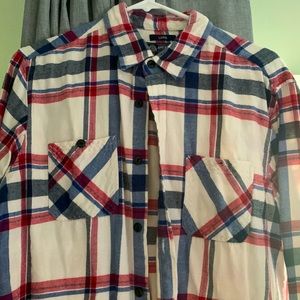 Mens Large Flannel button down
